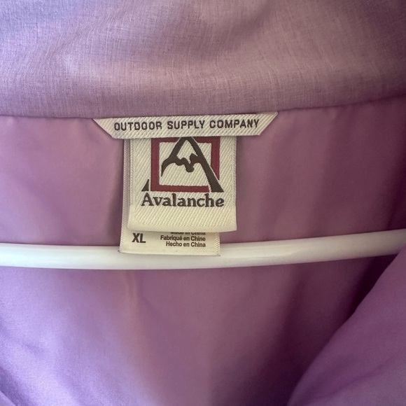 Avalanche pullover jacket, quilted puffer half zip. - Picture 5 of 5